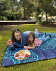 Vibrant Mandala Picnic Rug