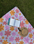 Retro Floral Picnic Rug