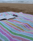 Rainbow Stripes Picnic Rug