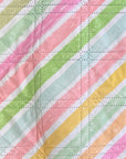 Rainbow Stripes Picnic Rug