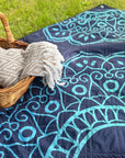 Vibrant Mandala Picnic Rug