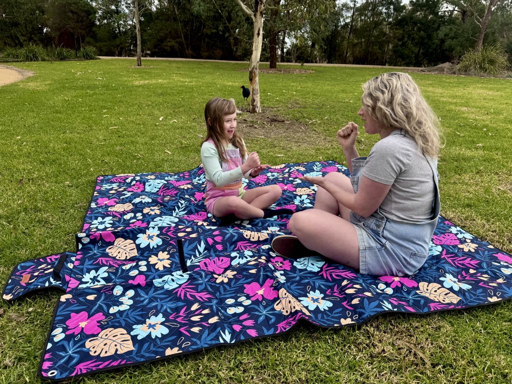 Bright Palms Picnic Rug