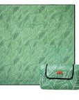 Green Leaves Picnic Rug