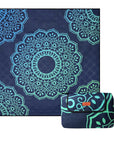 Vibrant Mandala Picnic Rug