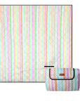 Rainbow Stripes Picnic Rug