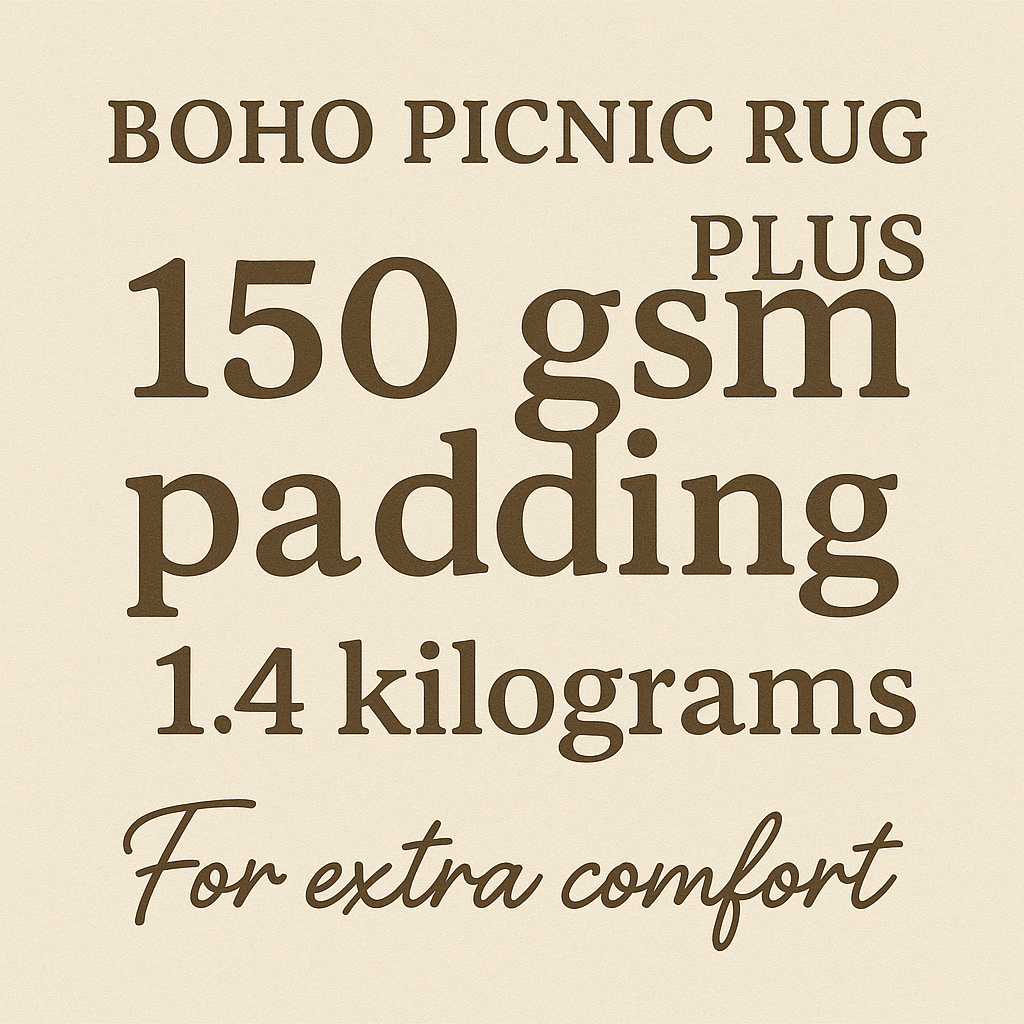 Boho Picnic Rug Plus