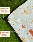 Boho Eucalyptus Grande 3m x 3m Machine Washable Picnic Rug