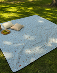 Boho Eucalyptus Grande 3m x 3m Machine Washable Picnic Rug