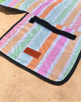 Rainbow Stripes Picnic Rug