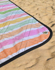 Rainbow Stripes Picnic Rug