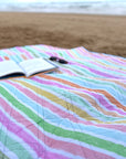 Rainbow Stripes Picnic Rug