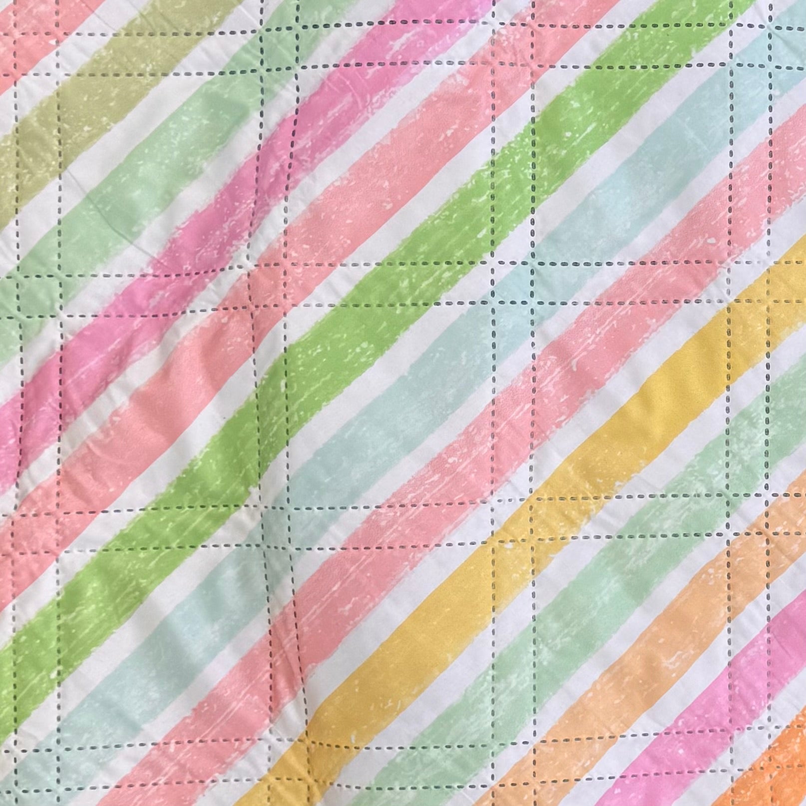 Rainbow Stripes Picnic Rug