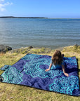 Vibrant Mandala Picnic Rug