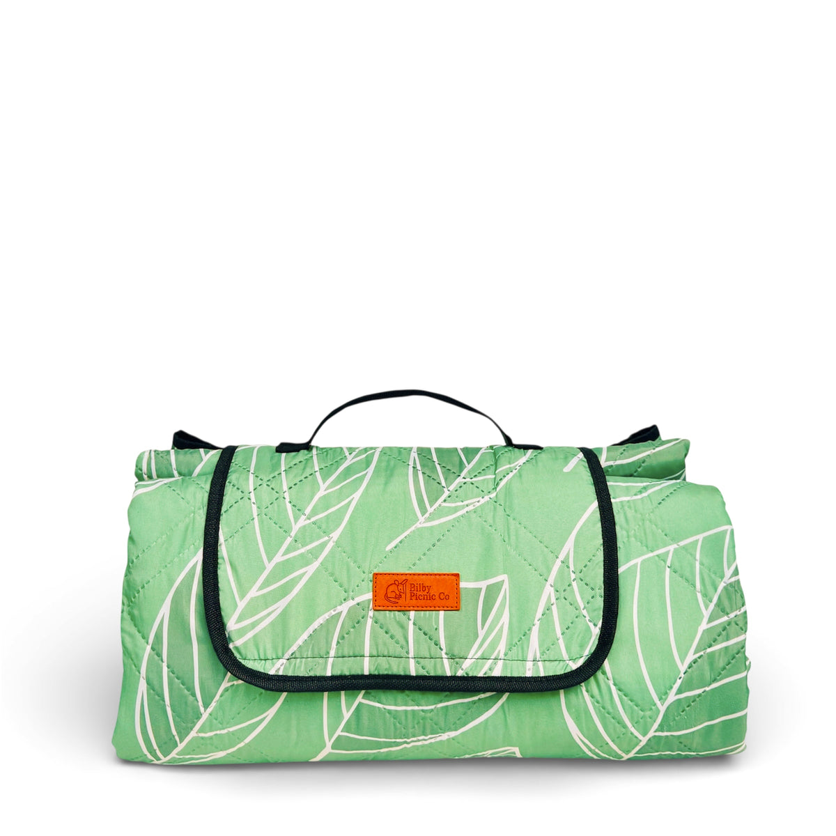 Picnick Rug Green Leaves Picnic Rug - Large 2x2m Waterproof Outdoor Blanket | Bilby ...