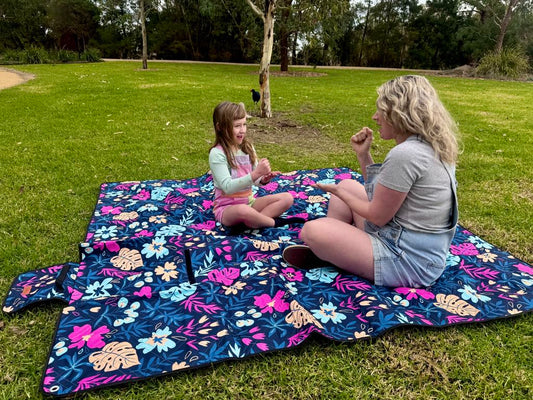 Bright Palms Picnic Rug