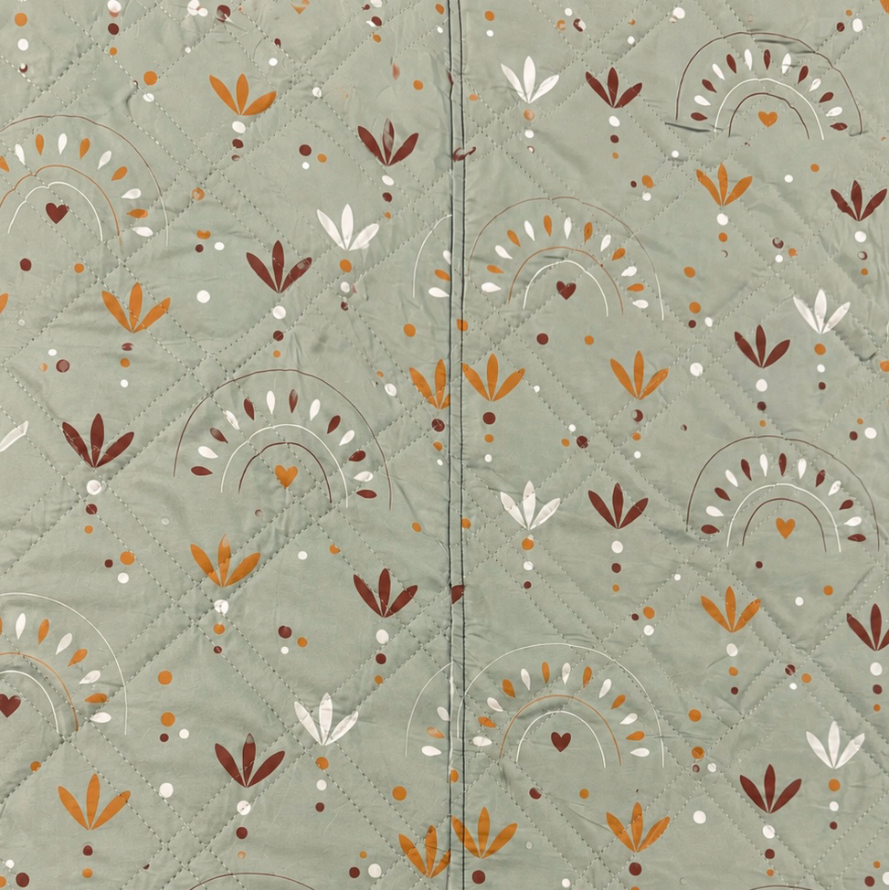Boho Eucalyptus Grande 3m x 3m Machine Washable Picnic Rug