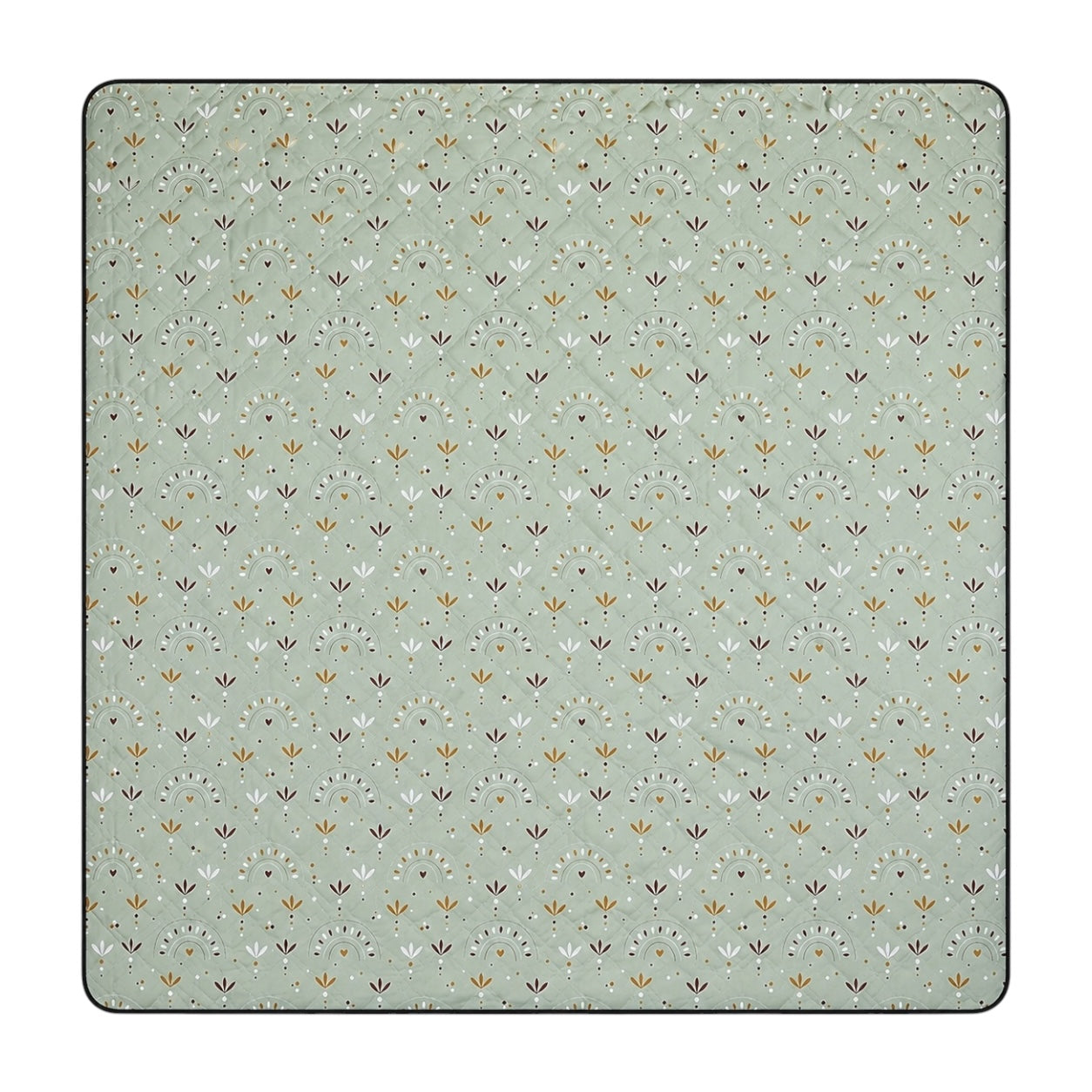 Boho Eucalyptus Grande 3m x 3m Machine Washable Picnic Rug