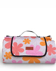 Retro Floral Picnic Rug